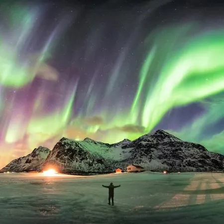 Lofoten Sorvagen Holiday بيت للعطل